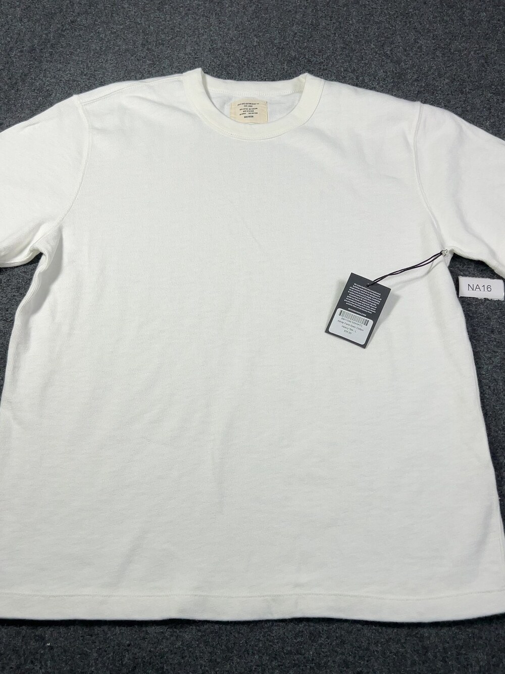 Buck Mason White Field-Spec Cotton Heavy Tee Mens Large NWT Msrp55 [NA16]